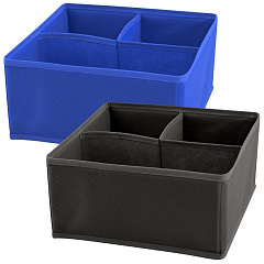 Органайзер для хранения вещей (белья) размер 28х28х13 см, 2 цвета 70.71