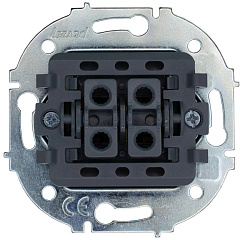 Выключатель 2-клавишный Lezard Osen, слоновая кость, 743-9088-101