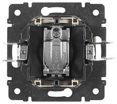 Розетка TV простая, подключение "звезда", затухание 1,5 дБ, штекер 4-2400 МГц слоновая кость, VALENA (индивидульная упаковка) (695618)
