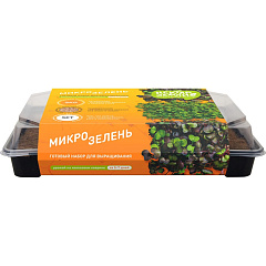 Набор для выращивания микрозелени MasterProf, Mix 1, горчица+кресс салат, 160х230 мм