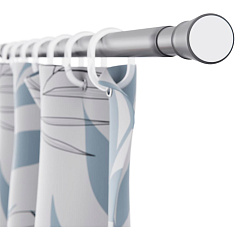 Карниз для ванной Tokito, 120-220 см, серый