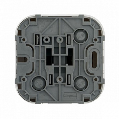 Выключатель 1 клавишный 10A белый QUTEO