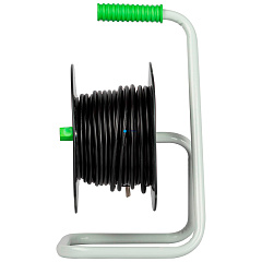 Удлинитель силовой на катушке Эра Green line, с заземлением, ПВС 3х1 мм2, 4 розетки, 40 м