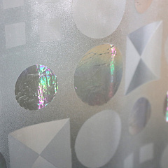 Штора для ванн Meiwa Gravity ПВХ, прозрачная, 182х182 см