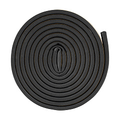 Уплотнитель резиновый Сибртех, 6 м, профиль "D", черный