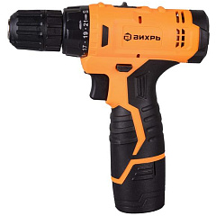 Аккумуляторная дрель-шуруповерт Вихрь ДА-12Л-2К 72/14/7, 12 В (2 Ач)