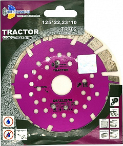 Диск отрезной алмазный Tractor (125х22,23х2,1 мм) Trio-Diamond, TR702