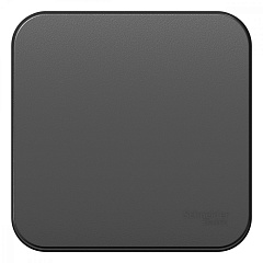 Переключатель Schneider Electric, Blanca, открытой установки, 1 клавишный, антрацит