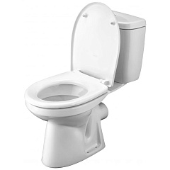 Унитаз-компакт Santek Анимо, прямой выпуск, 2 режима, сиденье полипропилен, WH302132