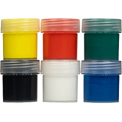 Краски акриловые Lori Классика, 6 цветов по 15 мл