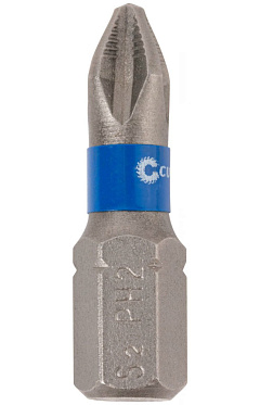 Набор стальных бит, Ph2-25 мм, Cutop Profi, S2, 83-337 (2 шт/карта)