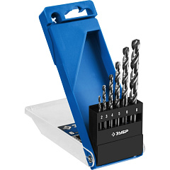 Набор сверел Зубр ПРОФ-А, 6 шт, (2-8 мм)