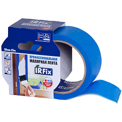 Малярная лента для наружных работ IRFix Extra, 50 мм х 25 м, синяя