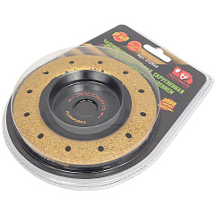 Чашка шлифовальная, скругленная с твердосплавным напылением (125х22,2 мм; зерно 40) Росомаха 212540