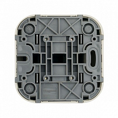 Выключатель 2-х клавишный, 10A слоновая кость QUTEO (782232)