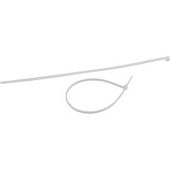 Стяжка кабельная нейлоновая (хомут) Эра, морозостойкая, 4,8х300 мм, белая (100 шт)