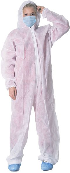 Комбинезон одноразовый с капюшоном Каспер, р. ХХХL (56-58)