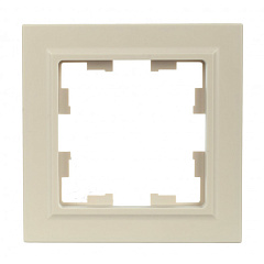 Рамка 1-местная BRITE IEK, бежевый, BR-M12-K10