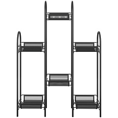 Подставка для цветов Лира 36, 55х17х75,5 см, графит