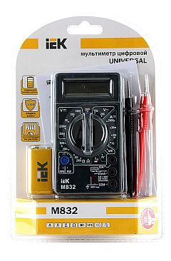 Мультиметр цифровой Universal M832 IEK
