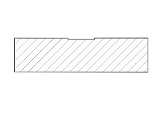 Доска профилированная с центральной фаской, 20х100(96)х2000 мм