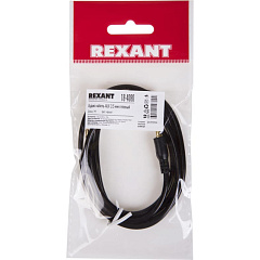 Кабель AUX Rexant, гелевый, 3,5 мм, 1 м