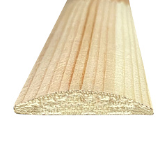 Плинтус, гладкий, 25 мм, 2,5 м