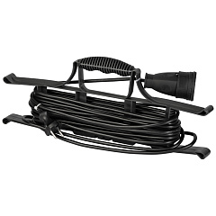 Удлинитель на рамке Эра, Green Line, ПВС 2х1, 10А/2200Вт, IP44, без заземления, 10 м