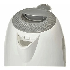 Чайник электрический Delta Dl-1106, 2200 Вт, 1,7 л, белый с серым