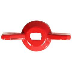 Ручка для шарового крана усиленная MasterProf, бабочка, красная, 1/2"-3/4" (ИС.131176)