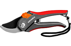 Секатор 205 мм прямого реза, с двухкомпонентными рукоятками GRINDA (15 мм) 8-423102_z02