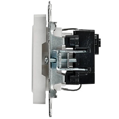 Розетка с заземлением BRITE IEK, белая, BR-R11-16-K01