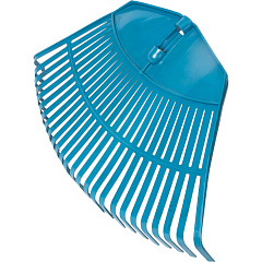 Грабли веерные пластмассовые, 580х340 мм, без черенка