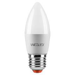 Лампа светодиодная Wolta LED С37 25YC10E27 / E27, свеча, 10 Вт, 825lm 3000K
