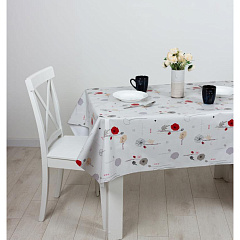 Клеенка Camelia, ПВХ, на нетканной основе, 140 см, Россо