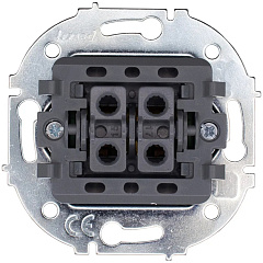 Выключатель 2-клавишный Lezard Osen, белый, 743-0288-101