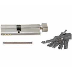Цилиндровый механизм Palladium ZN 100 (55х45) C ВК SN, с вертушкой