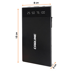 Пусковое зарядное устройство CARLINE CAPB400A (12,4V/400А/6000mAh/Li-ion polymer)