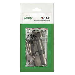 Цилиндровый механизм Ajax, с вертушкой, AX102/70 мм, бронза