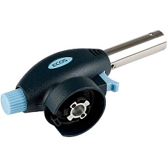 Портативная газовая горелка (лампа паяльная) Ecos GT-500, пьезоподжиг, 157835