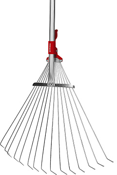 Грабли веерные раздвижные 15-зубьев с металлической ручкой GRINDA 8-421867_z03