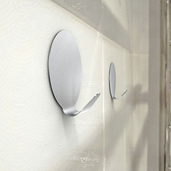 Крючки из нержавеющей стали на липкой ленте, 2 шт, в уп, арт, H20