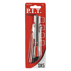 Нож строительный P.I.T, 12 сегментов, 9 мм