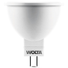 Лампа светодиодная Wolta LED MR16 25SMR16-220-7.5GU5.3 / GU5.3, 7,5 Вт, 625lm 4000K