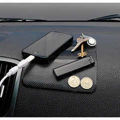 Коврик панели противоскользящий 140х160 мм, черный (NS-11B)