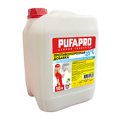 Противоморозная добавка Pufapro (-25°С), 10 л