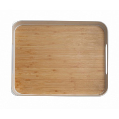 Поднос прямоугольный Domenik Real Bamboo DMT502, 33x26 см