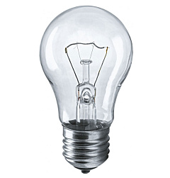 Лампа накаливания Navigator NI-A-60-230-E27-CL прозрачная (ЛОН) A55 60W E27 710lm 2700К, 94300