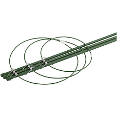 Поддержка для цветов Green Apple, 3 кольца, 60 см