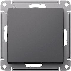 Выключатель 1-клавишный Systeme Electric AtlasDesign, базальт (ATN001411)